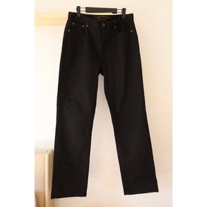 Lauren Jeans Co Ralph Lauren Women's Jeans Size 10 Black Denim Straight 5 Pocket